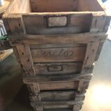 Caisses anciennes type industrielles tout en bois