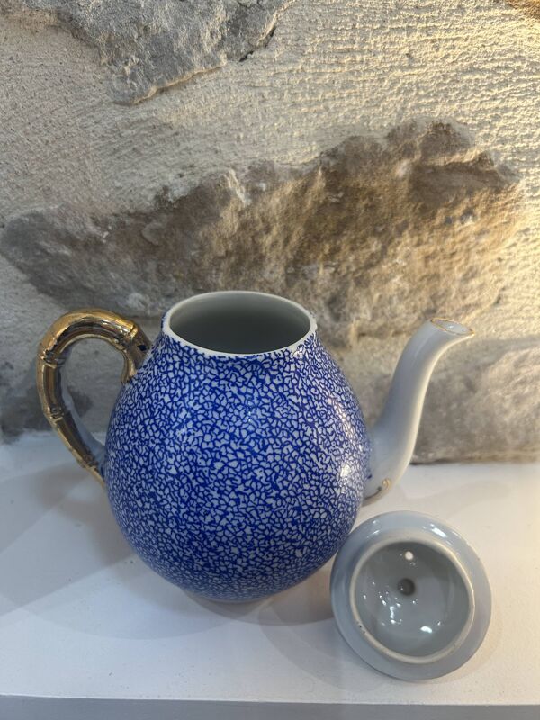 Théière ancienne en porcelaine de Nagoya, manufacture Takito