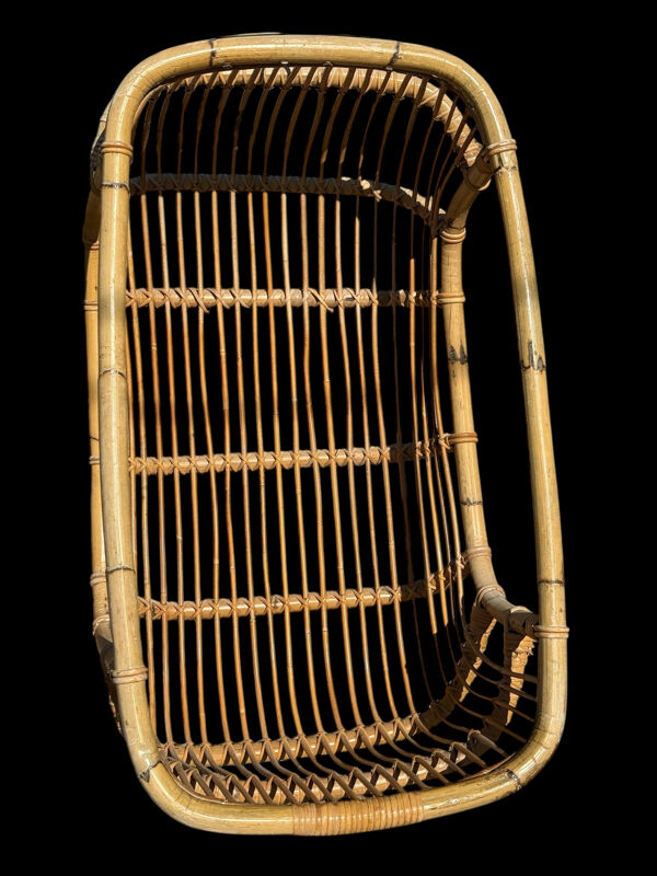 Fauteuil provençal suspendu, années 70