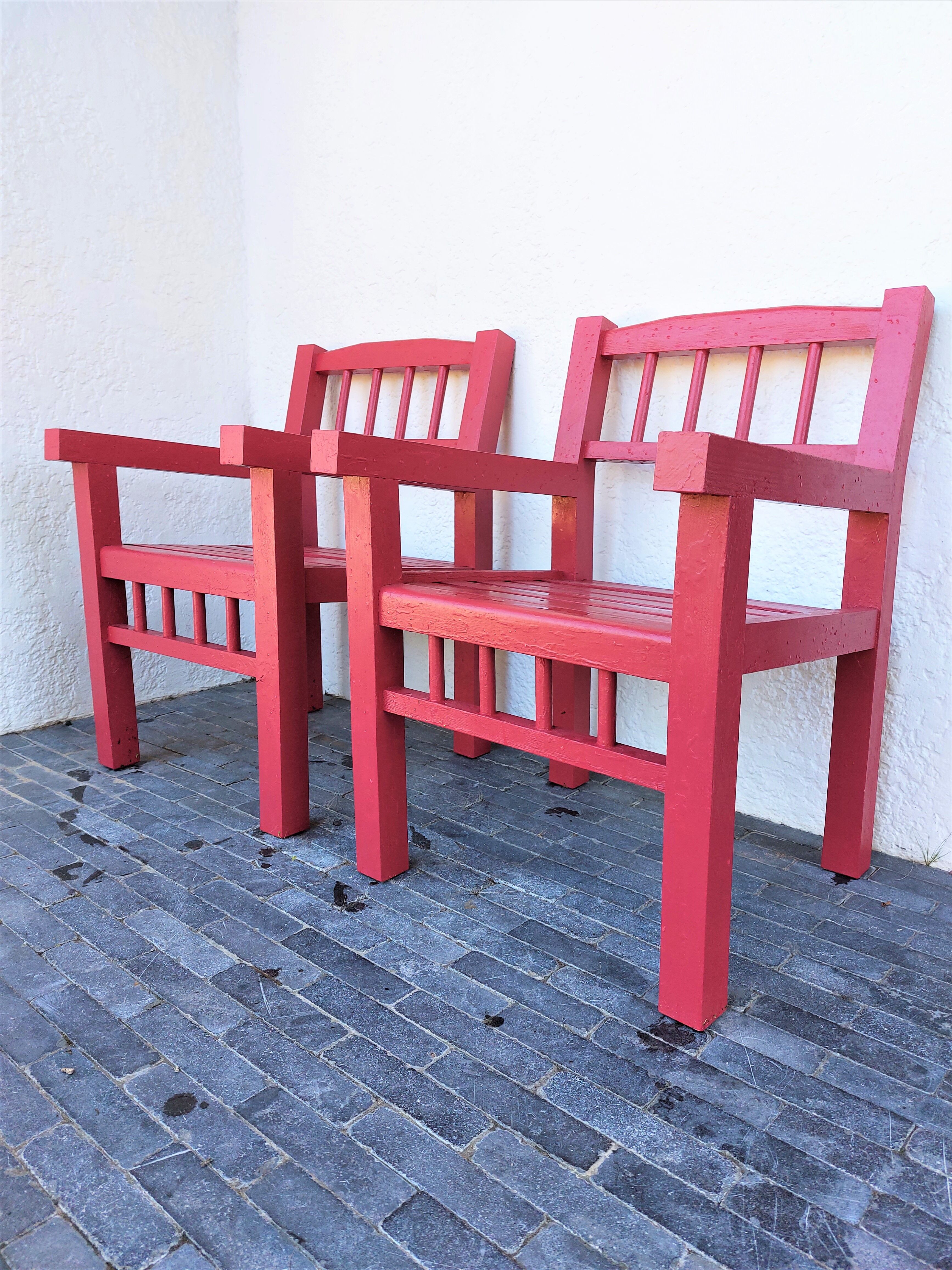 Basque garden armchairs