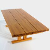 Table à manger extensible design vintage danoise en pin massif par Thorsø Møbelfabrik, 1960