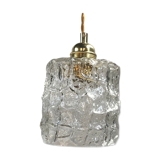 Vintage glass hanging lamp