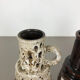 Set of three 1970s pottery fat lava "vienna" vases made by Scheurich, Germany