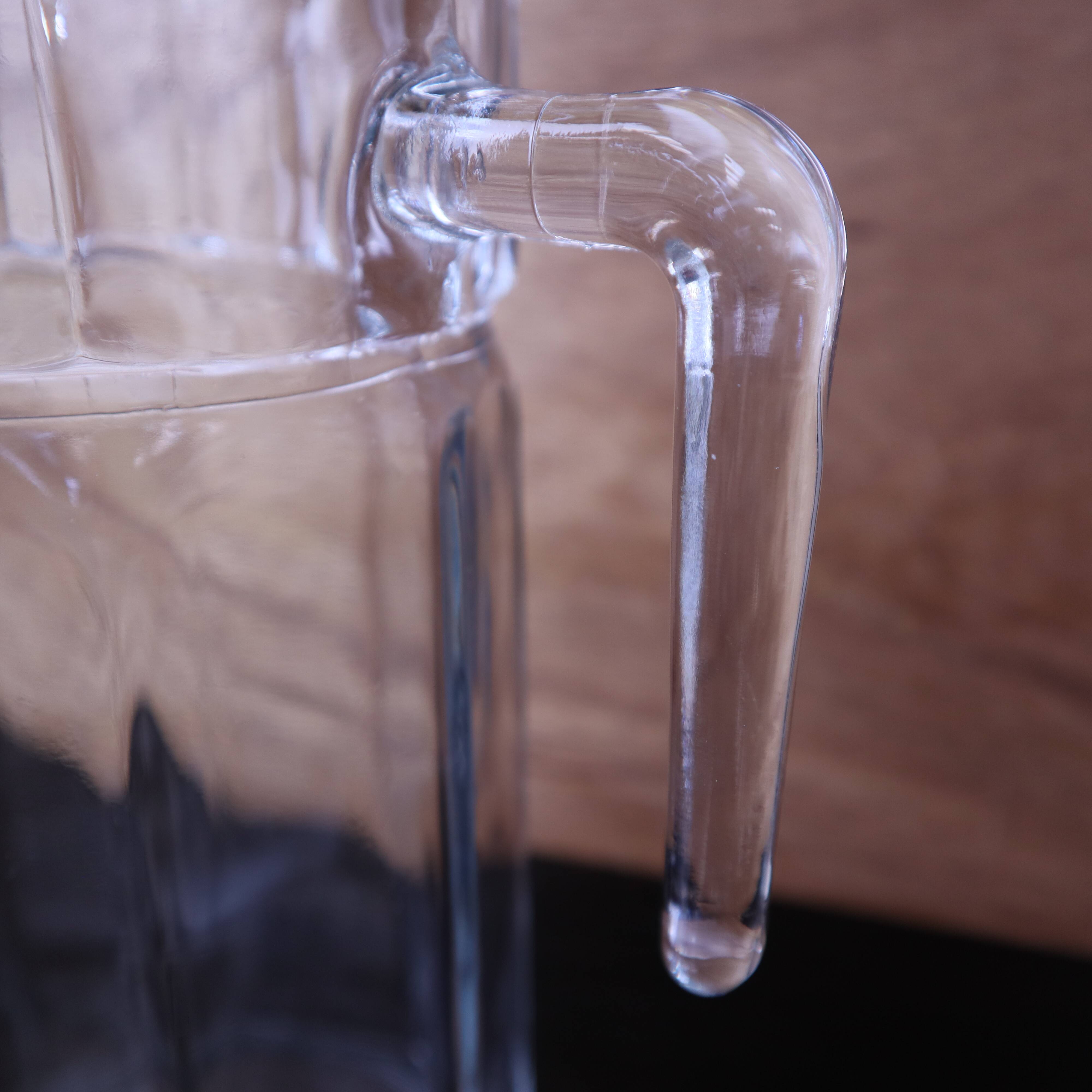 Vintage crystal pitcher by Cristal d'Arques-Durand.