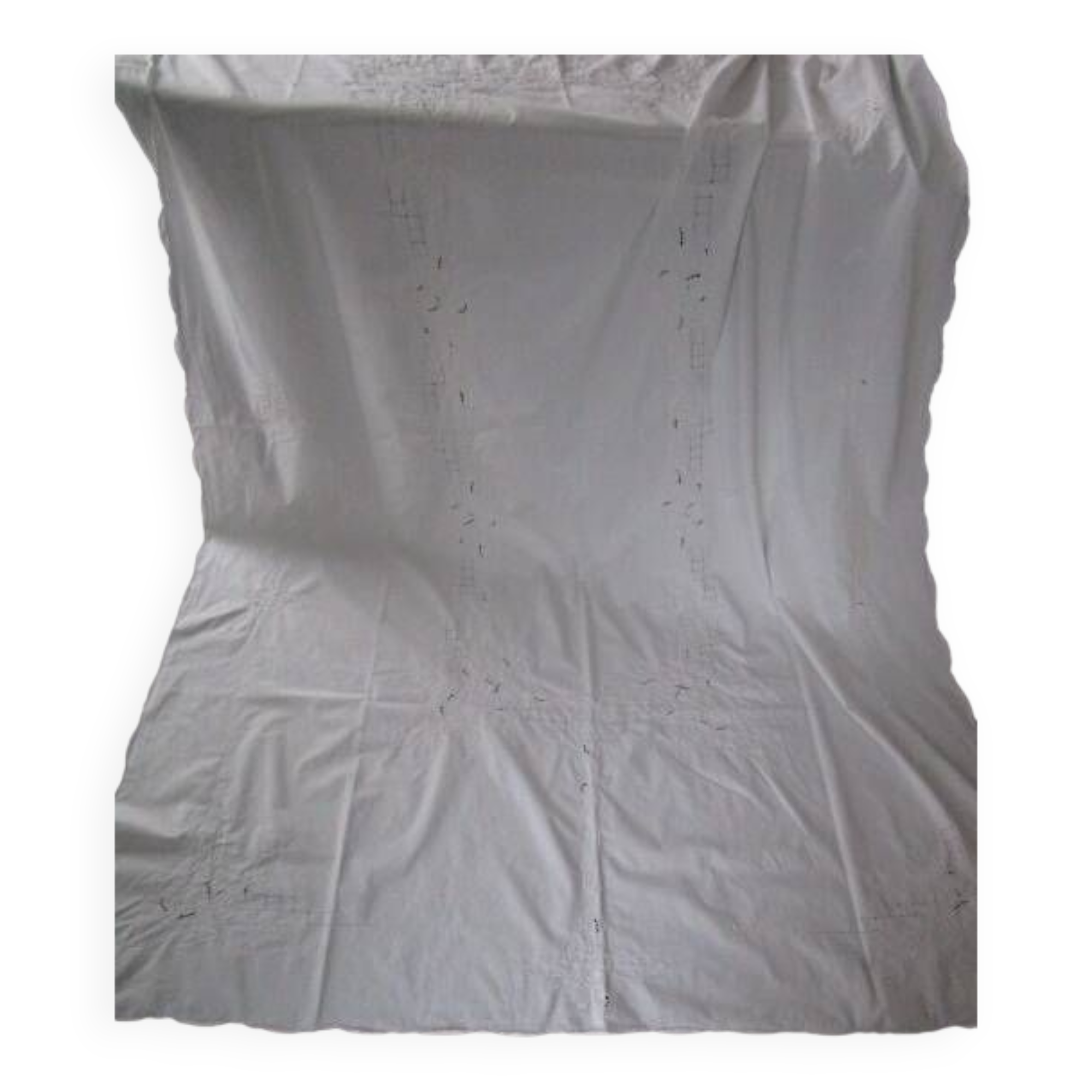 Old embroidered tablecloth 245x160cm