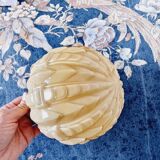 Abat-jour en verre pour lampe Art Déco authentique des années 30-40