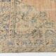 Soft Salmon & Navy Blue Handmade Wool Vintage Rug, 183x264 Cm