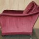 Sofa set and a pair of Victorian velvet armchairs.