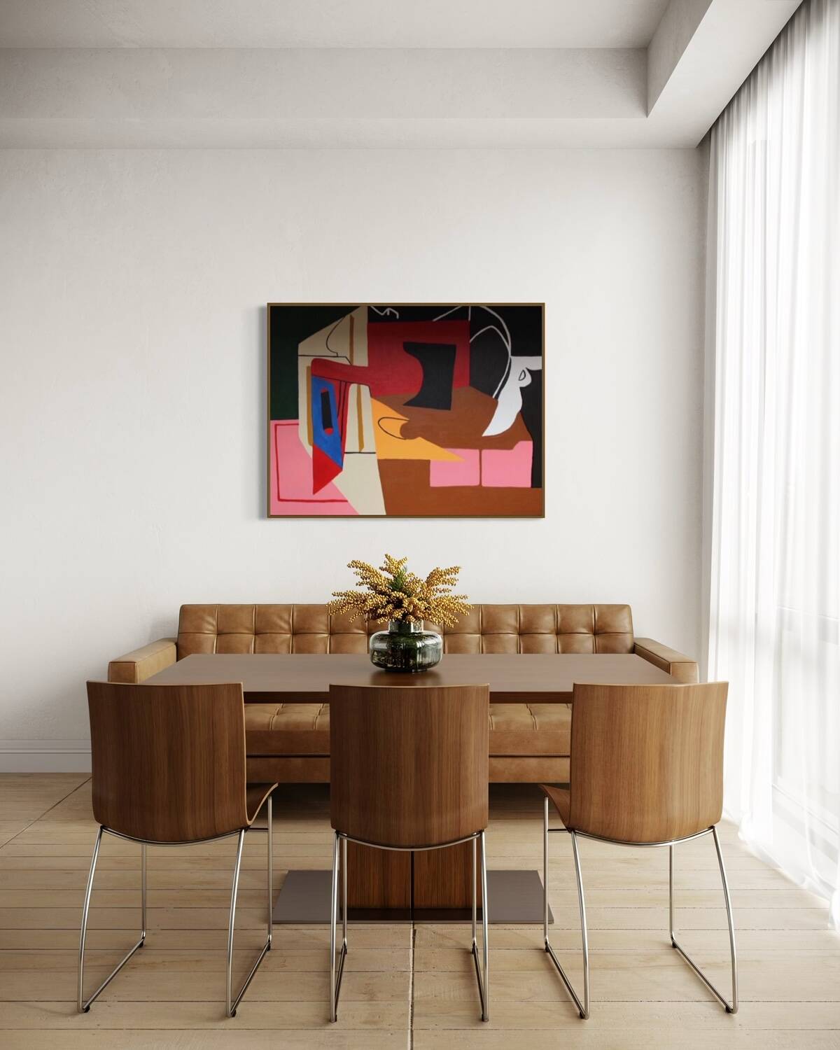 Contemporary abstract geometric forms No7