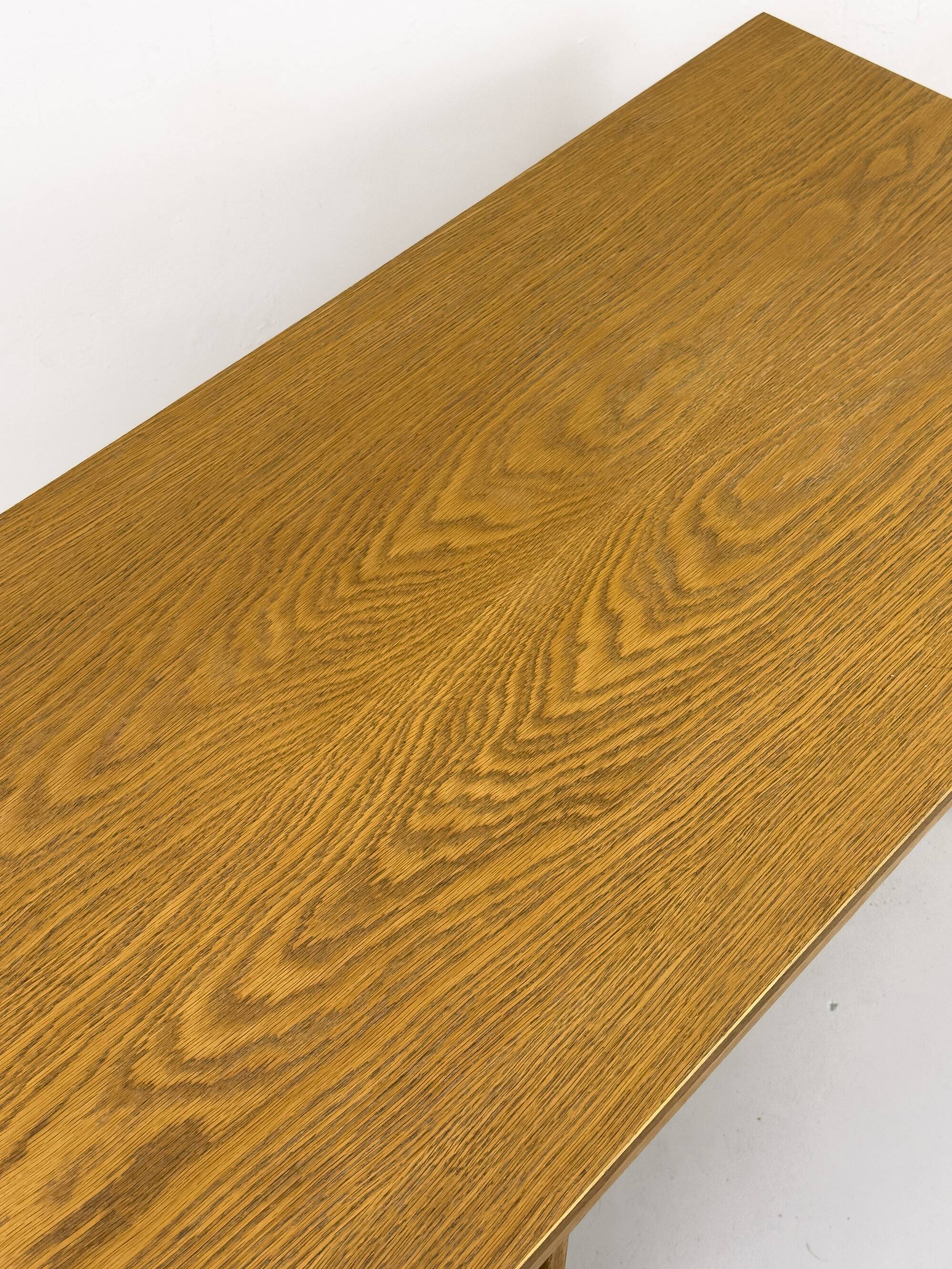 Oak Desk with Three Drawers from Domino Møbler, 1970s