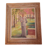 Canvas signed J.Blondeel