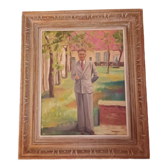 Canvas signed J.Blondeel