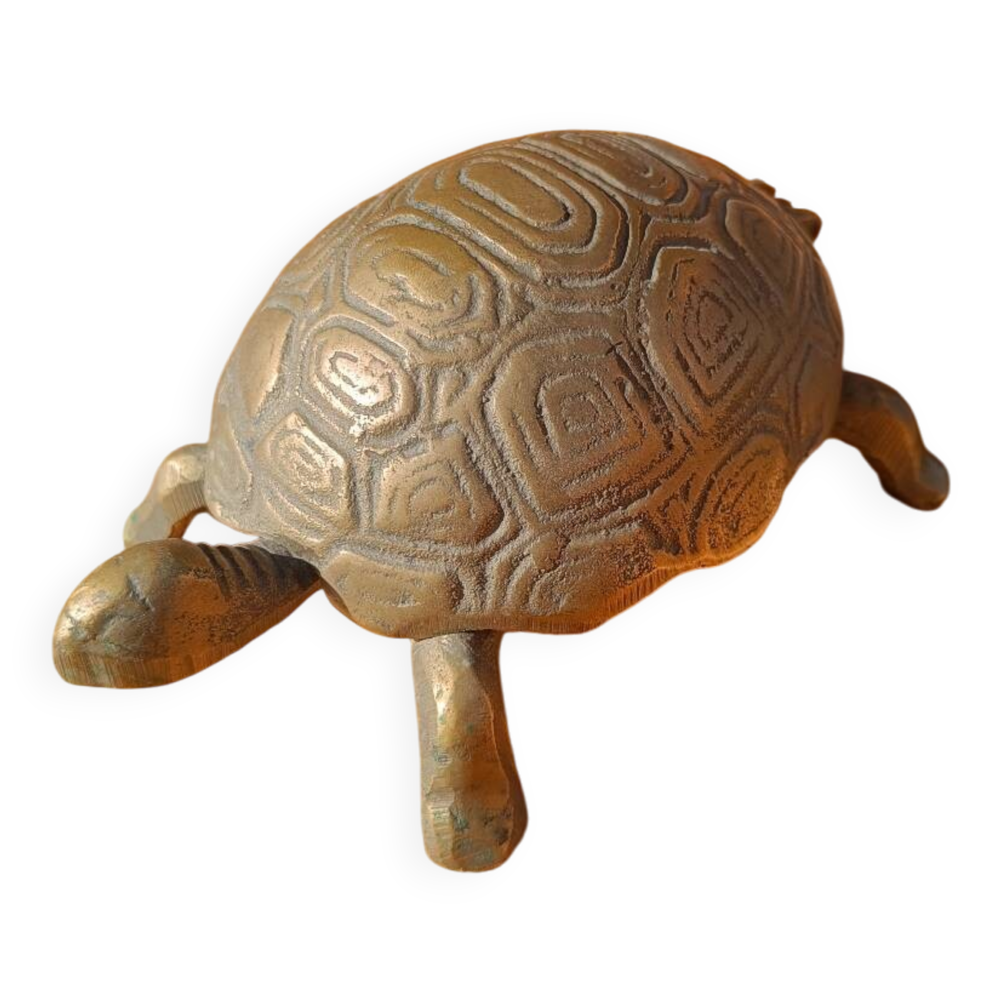 Ancient bronze tortoise ashtray