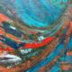 Signed vintage contemporary painting