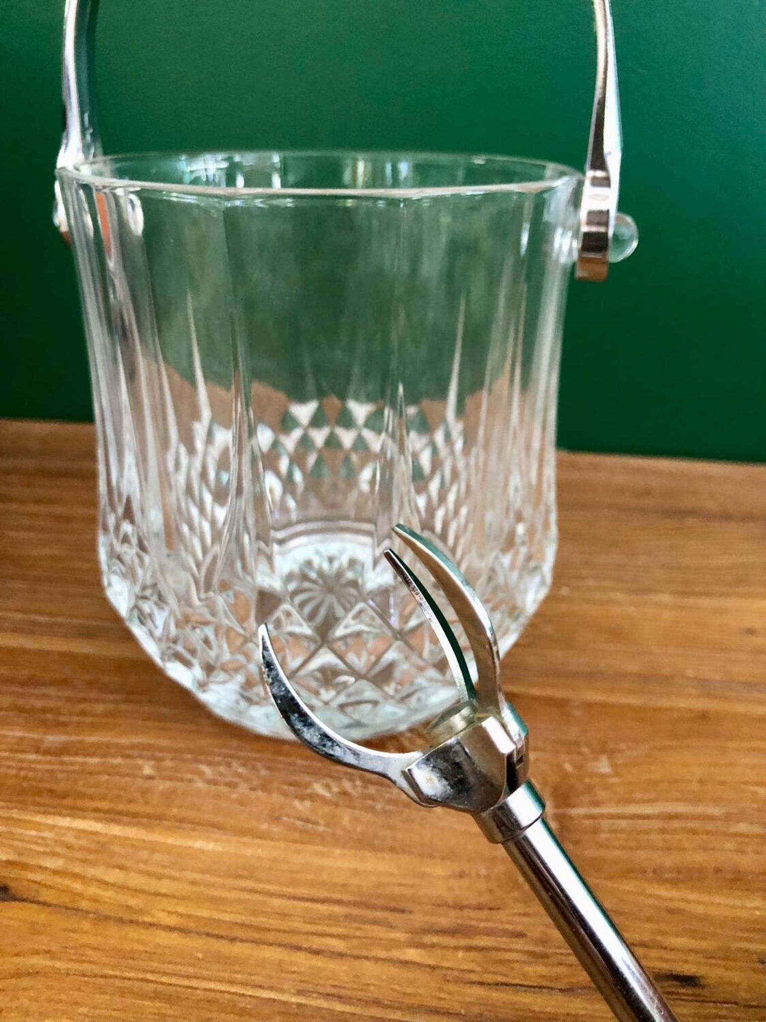 Seau à glace avec pince