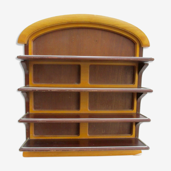 4-level wooden shelf
