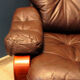 Fauteuil en cuir scandinave Gota Mobler