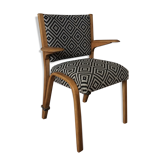 Fauteuil steiner bow wood restauré