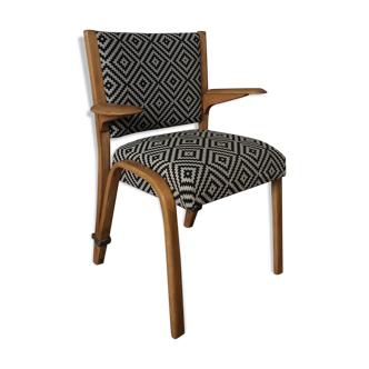 Fauteuil steiner bow wood restauré