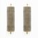 Pair of Art Deco Style Smoked Murano Glass and Brass Sconces