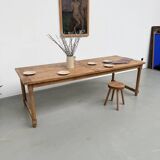 Table de ferme en hêtre XL