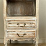 Old solid wood sideboard, restyled and chalk-washed