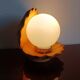 Vintage 1980s shell lamp