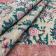 Vintage turkish rug 206x135 cm shabby distressed carpet medium