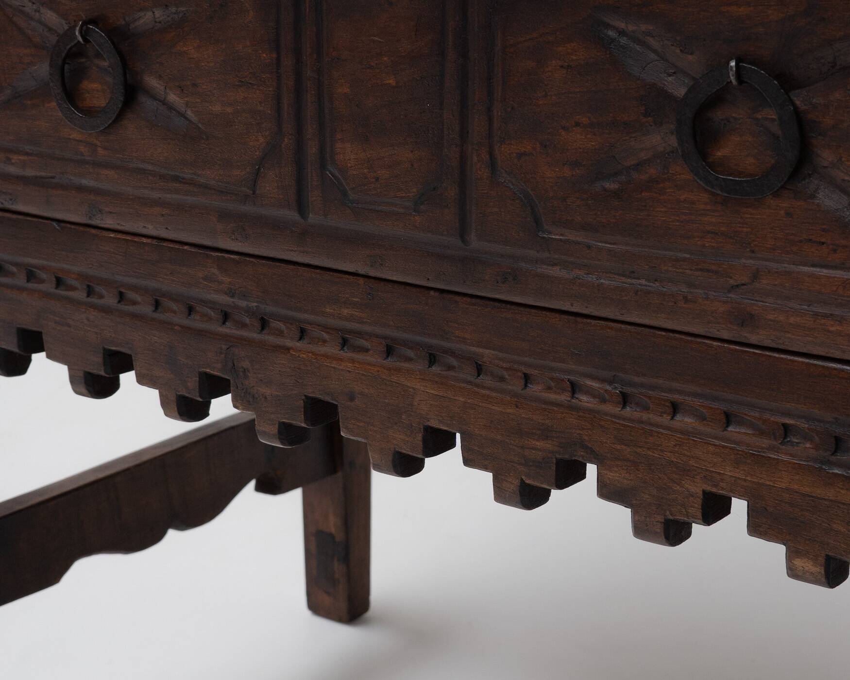 Antique Spanish Console Table, 19th Century