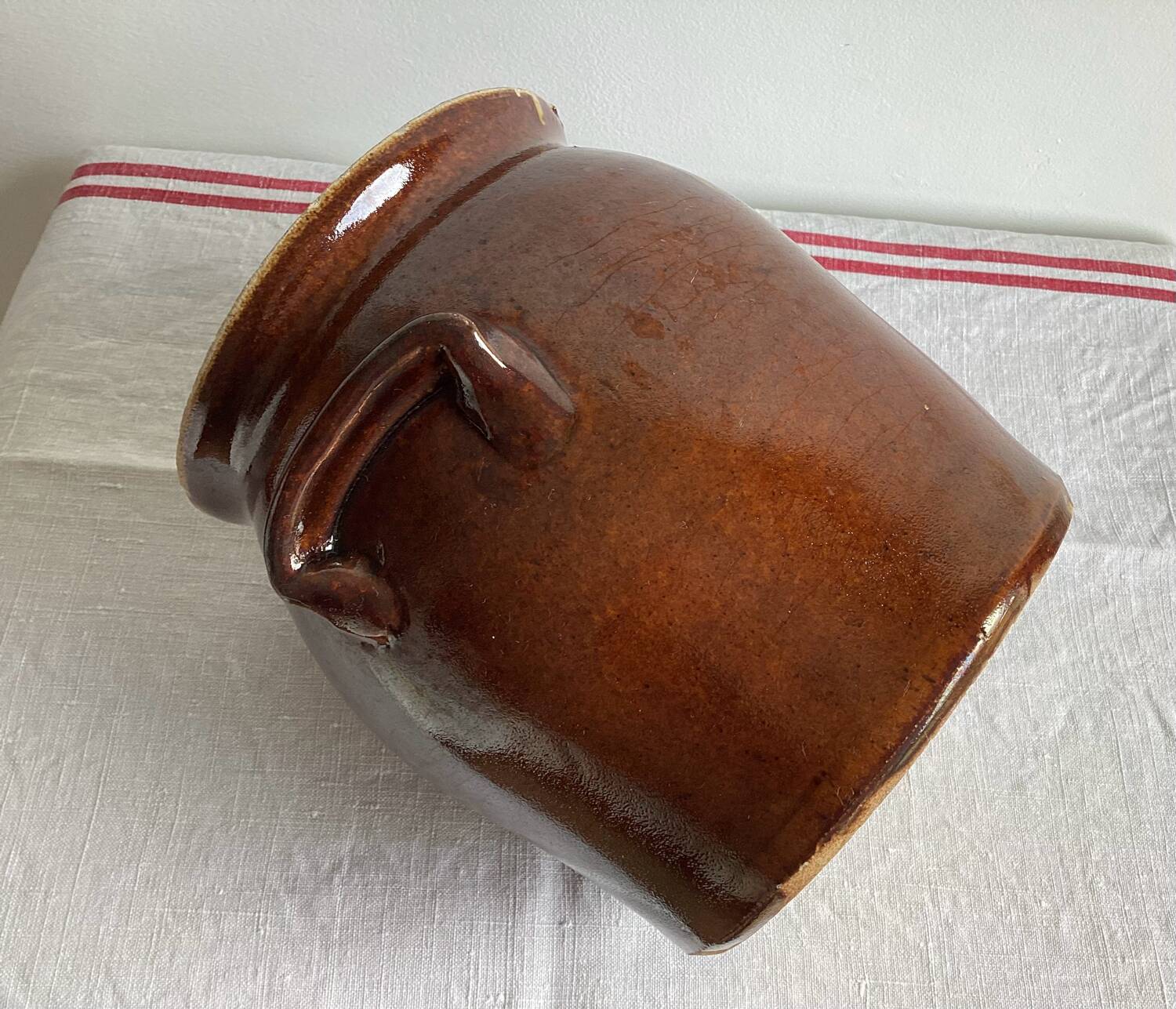 Old stoneware pot