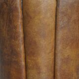 Brown Aviator design armchair made of cowhide leather