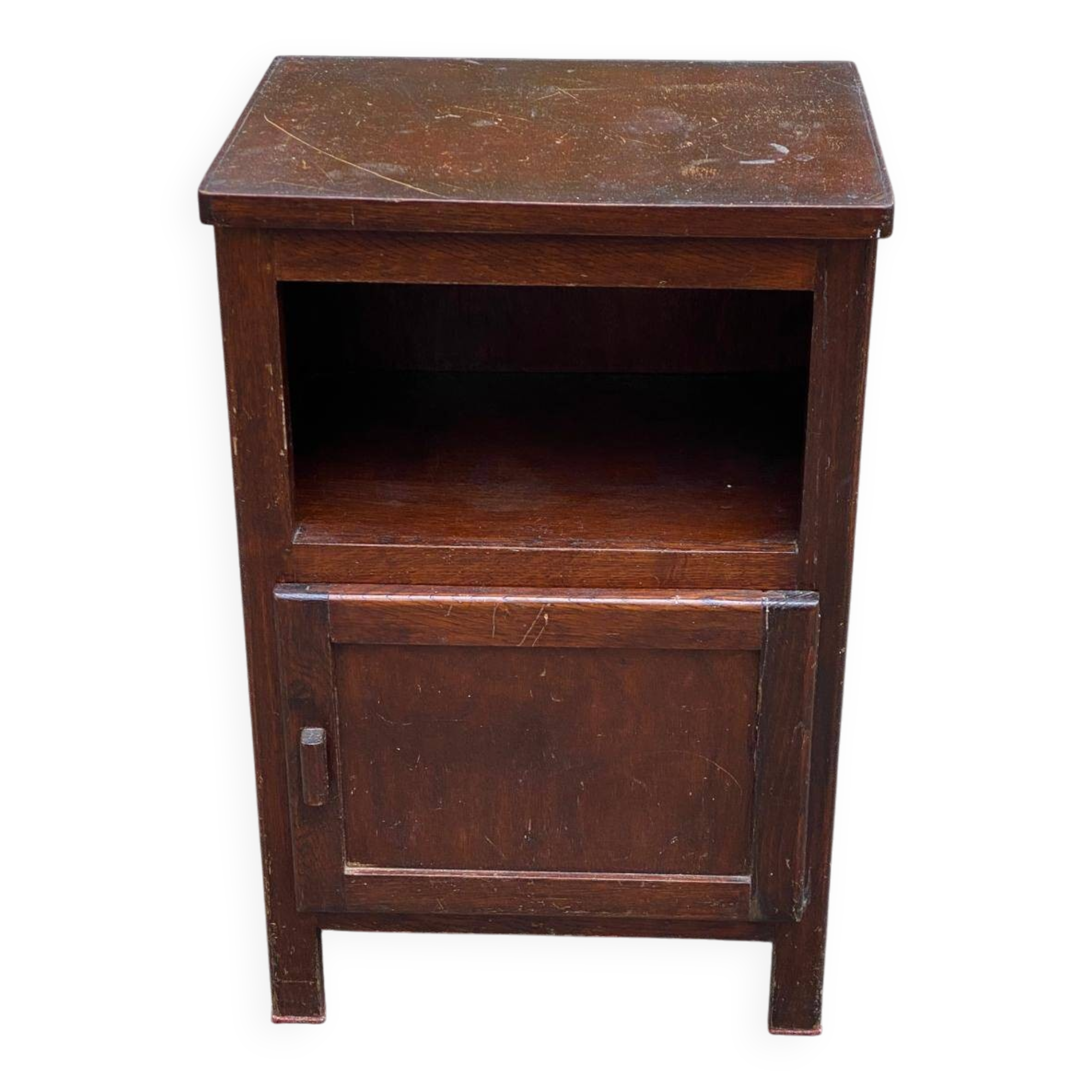 1960s Art Deco wooden bedside table
