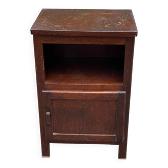1960s Art Deco wooden bedside table