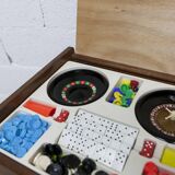 Unique table de chevet jeux 1960 15 jeux complets pieds compas 1960