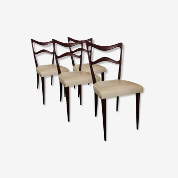 Lot de 4 chaises vintage