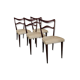 Lot of 4 vintage chairs