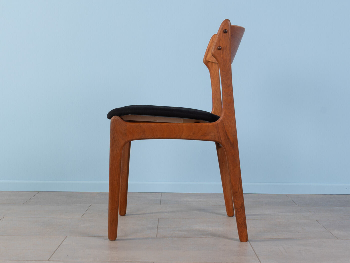 1950s dining chairs, Erik Buch