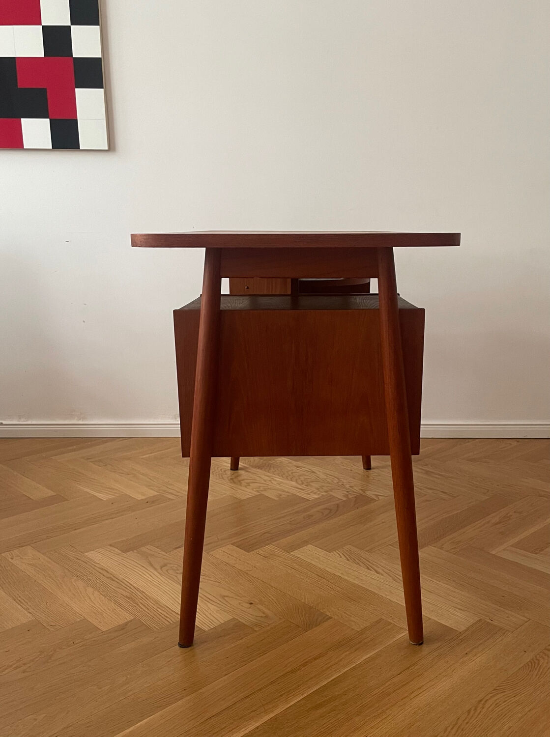 Danish Desk in Teak by Tibergaard 1960s