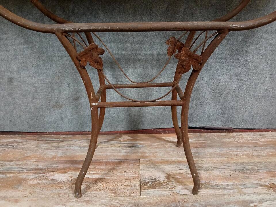 Art Deco period wrought iron console circa 1920