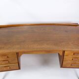 Desk Made In Teak By Svend Aage Madsen  For Sigurd Hansen From 1960s