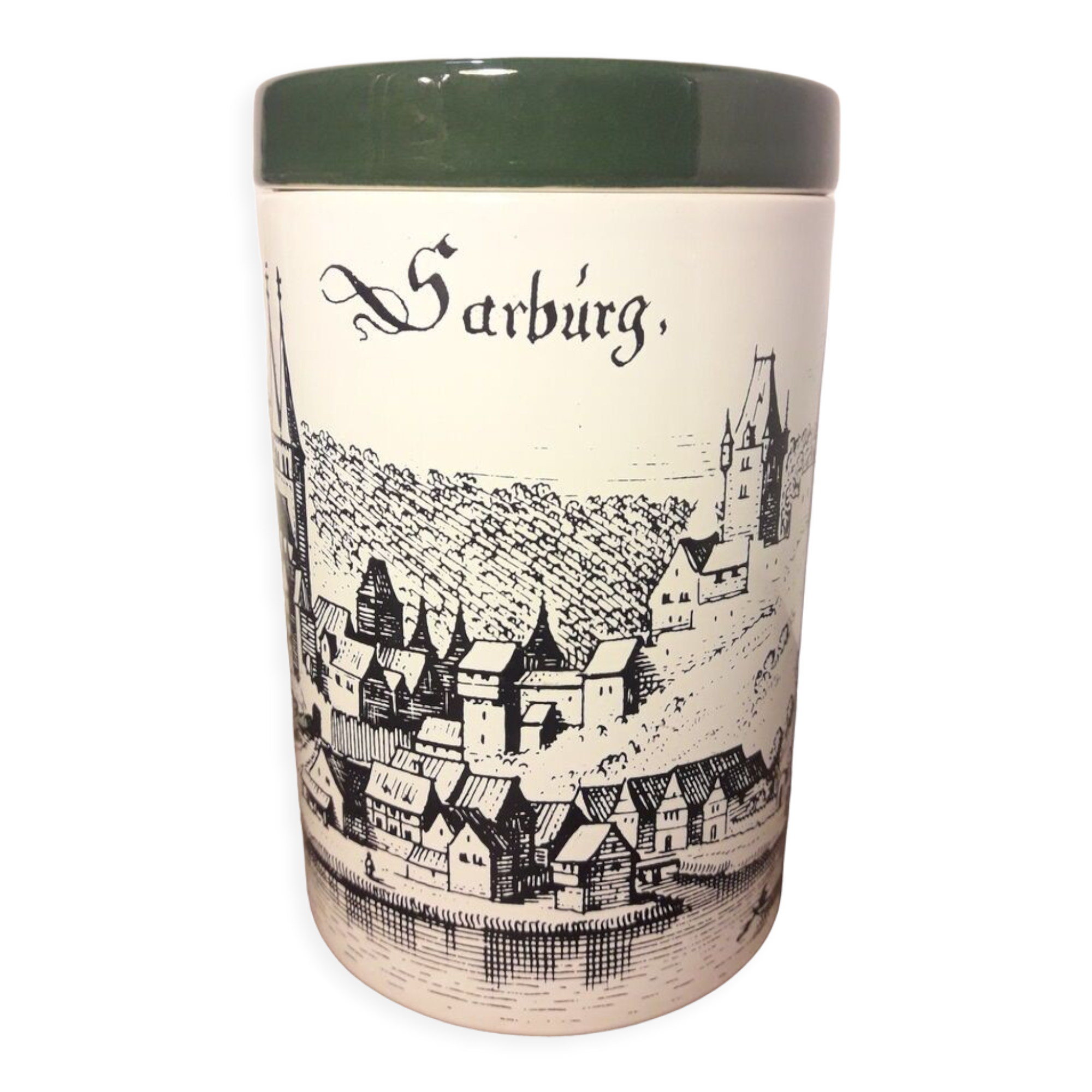 Pot à épices céramique Villeroy et Boch Mettlach Sarburg, Allemagne
