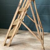 Stepladder decorated in old oak