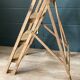 Stepladder decorated in old oak