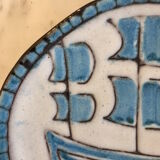 Ceramic plate Alain Maunier Valauris