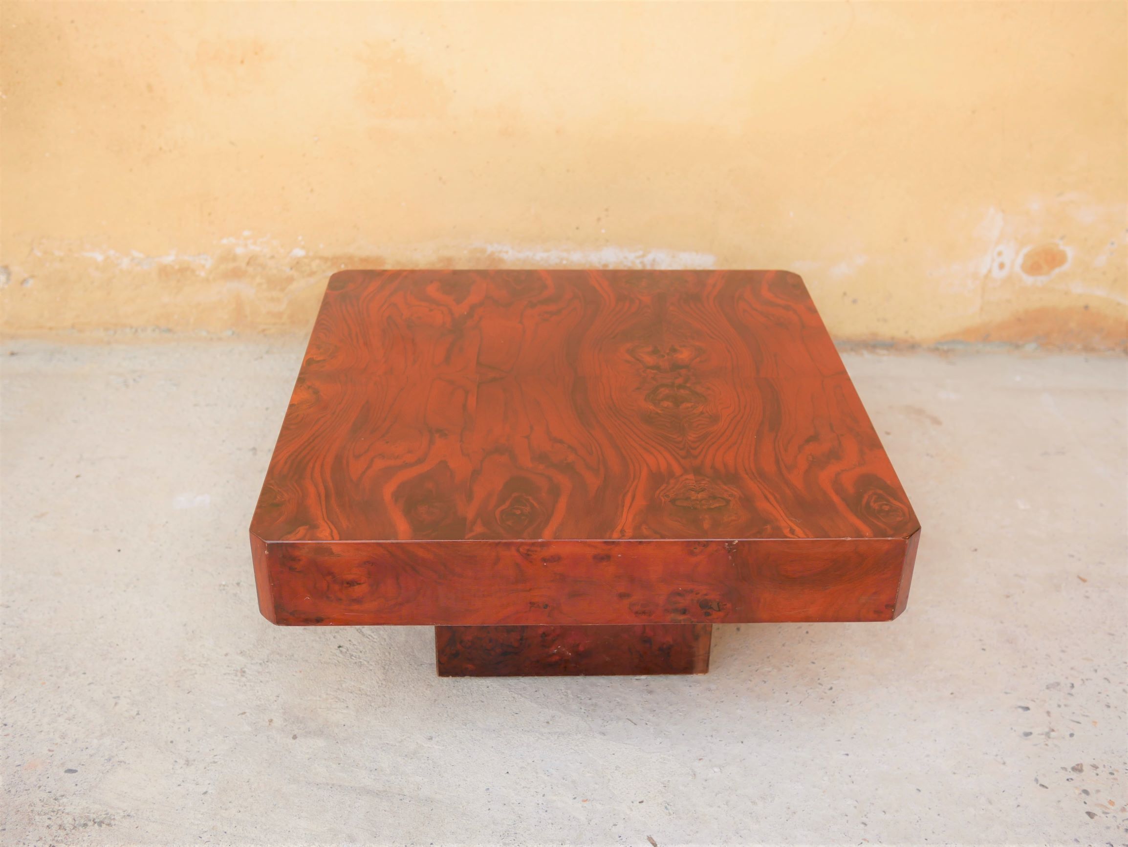 Table basse vintage en palissandre