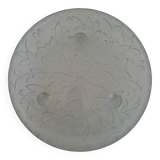 Art Deco opalescent glass bowl signed Espaivet