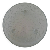 Art Deco opalescent glass bowl signed Espaivet