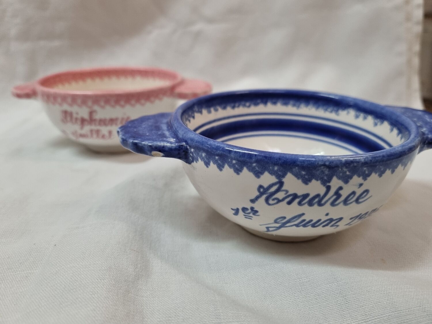 Henriot Quimper ear bowls 1960 to 1992