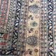 Very beautiful antique Persian carpet Tabriz very fine silk 135x160 cm