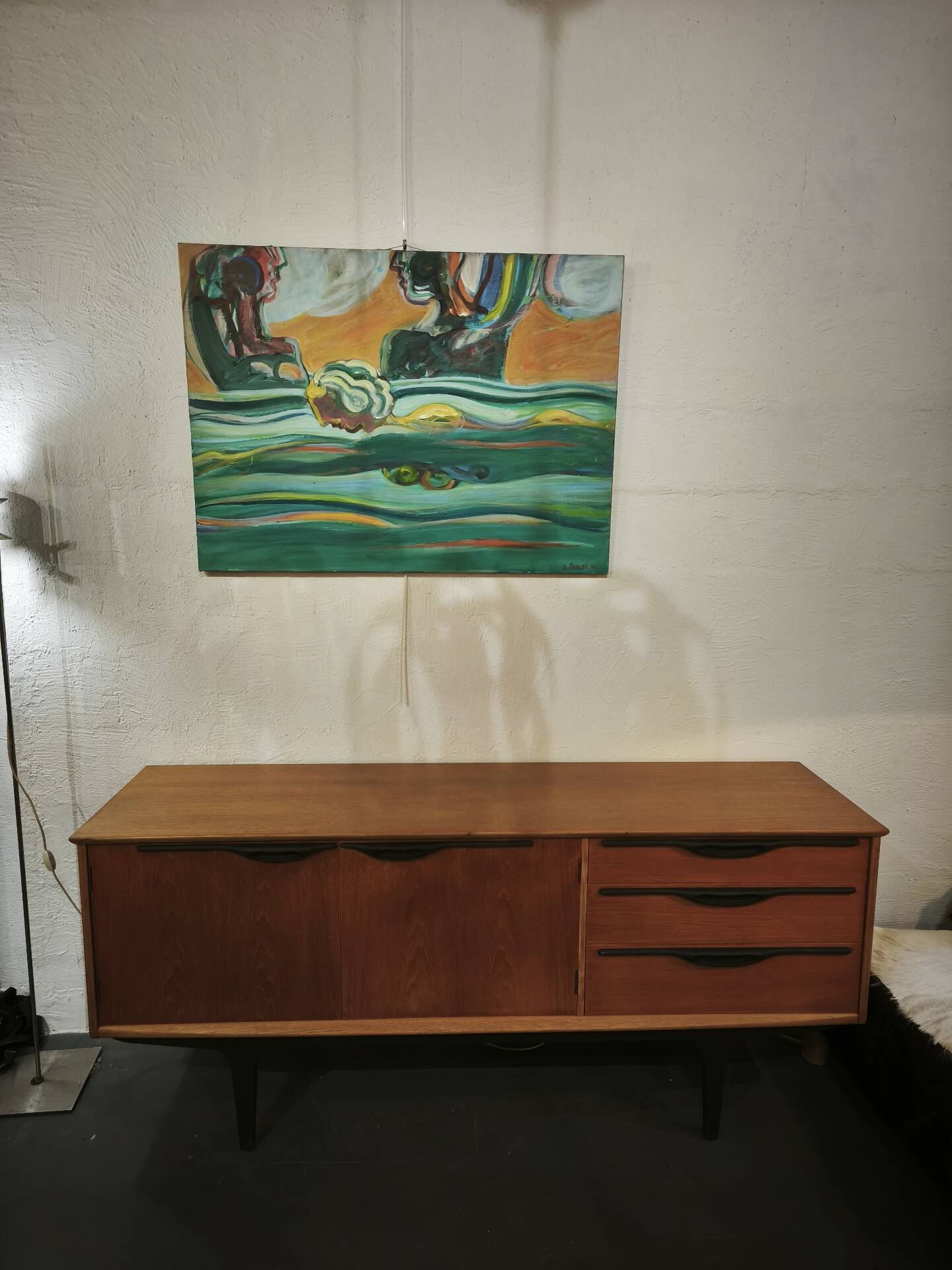 Vintage teak enfilade Jentique 1960